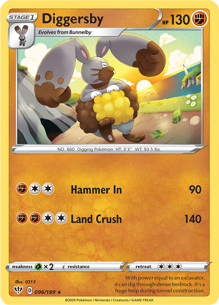 Diggersby (Reverse Holo)