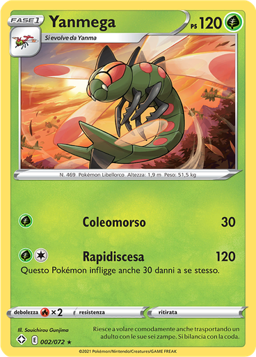 Yanmega (Reverse Holo)