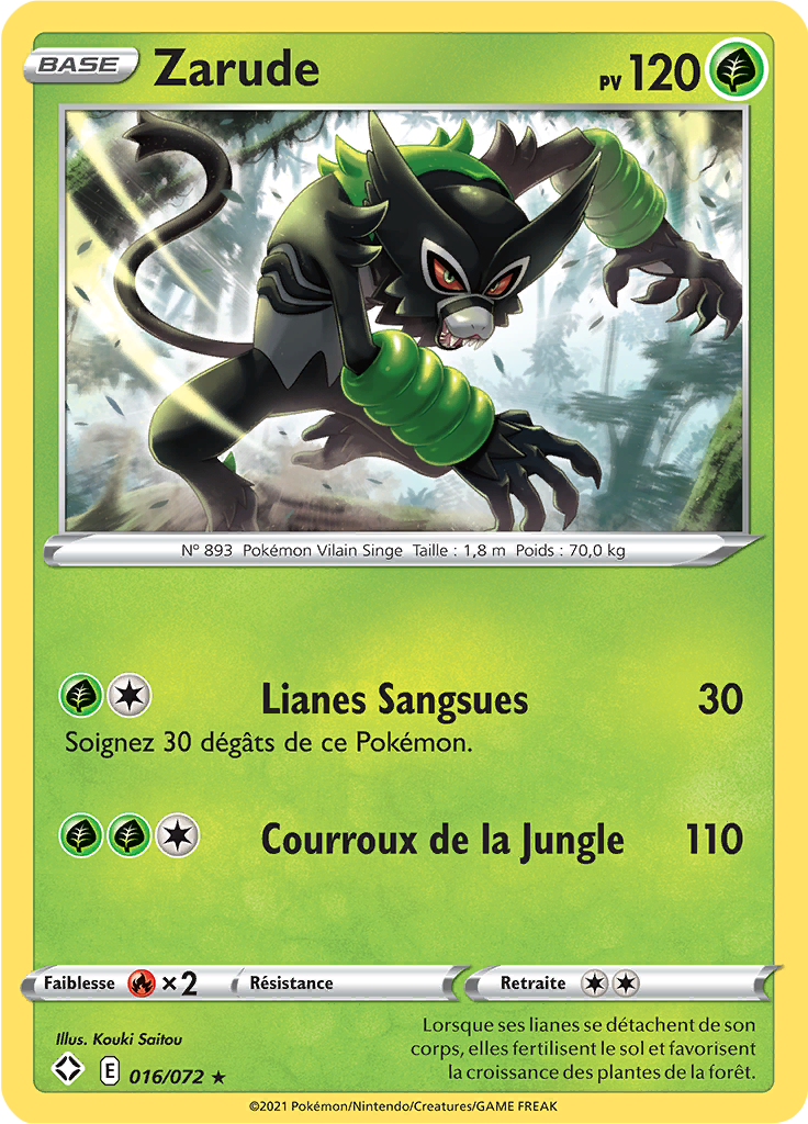 Zarude (Reverse Holo)