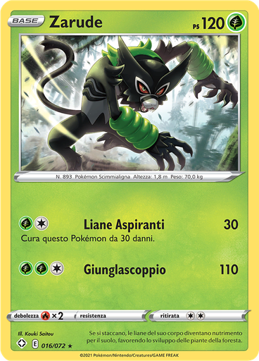 Zarude (Reverse Holo)