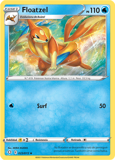 Floatzel (Reverse Holo)