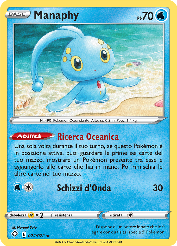 Manaphy (Reverse Holo)