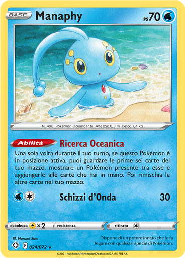Manaphy (Reverse Holo)