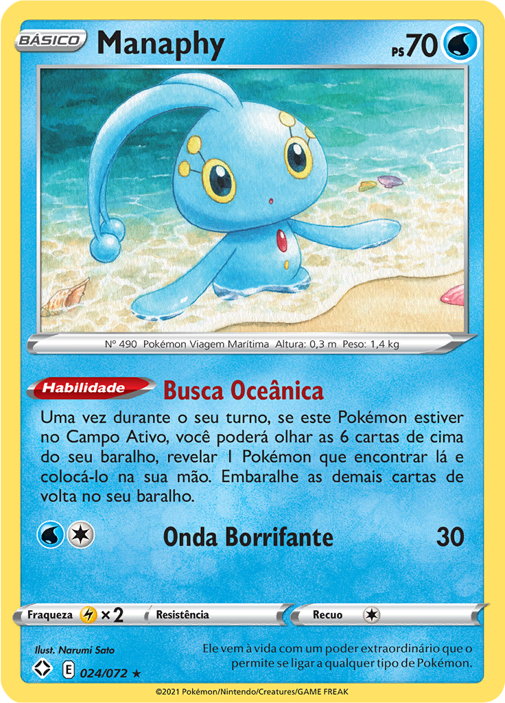 Manaphy (Reverse Holo)