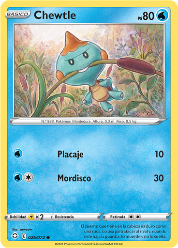 Chewtle (Reverse Holo)