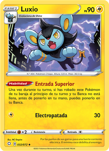 Luxio (Reverse Holo)