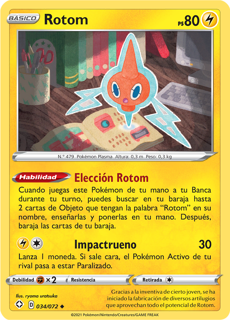 Rotom (Reverse Holo)