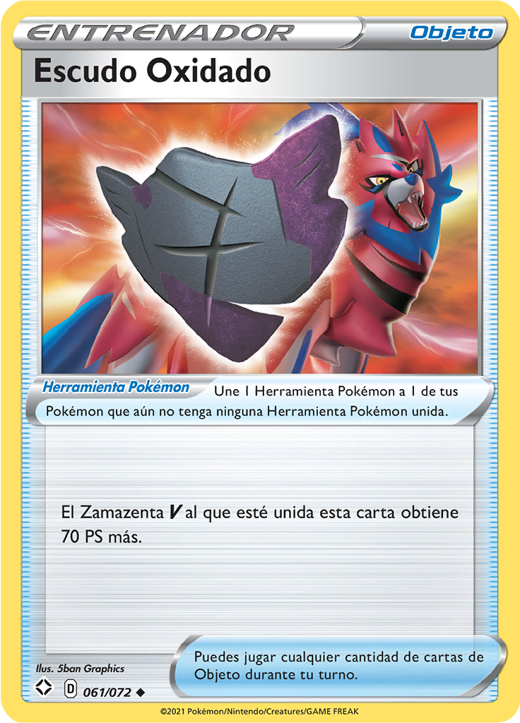 Escudo Oxidado (Reverse Holo)