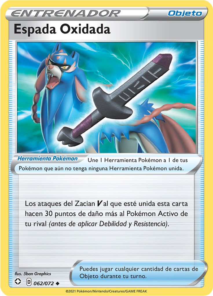 Espada Oxidada (Reverse Holo)