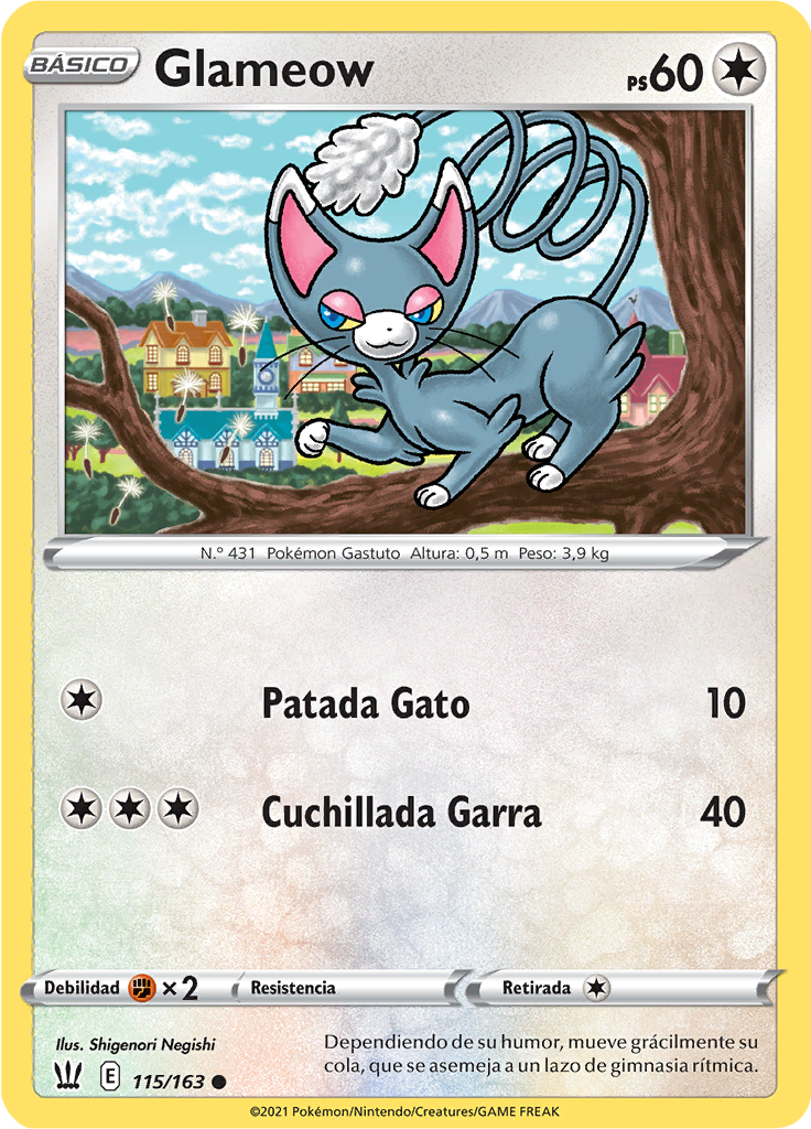 Glameow (Reverse Holo)