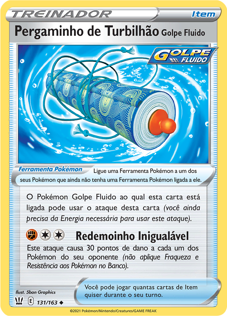Pergaminho de Turbilhão Golpe Fluido