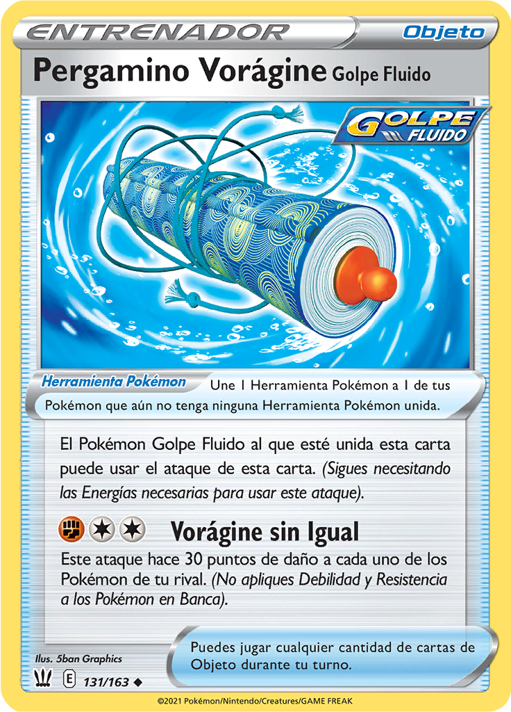 Pergamino Vorágine Golpe Fluido (Reverse Holo)