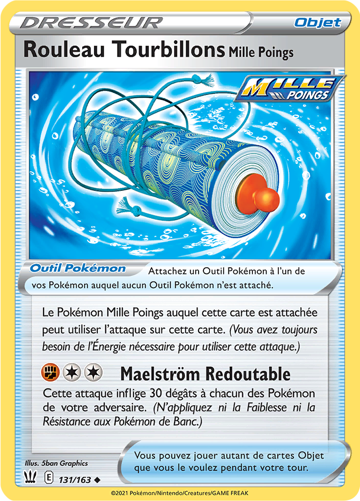 Rouleau Tourbillons Mille Poings (Reverse Holo)