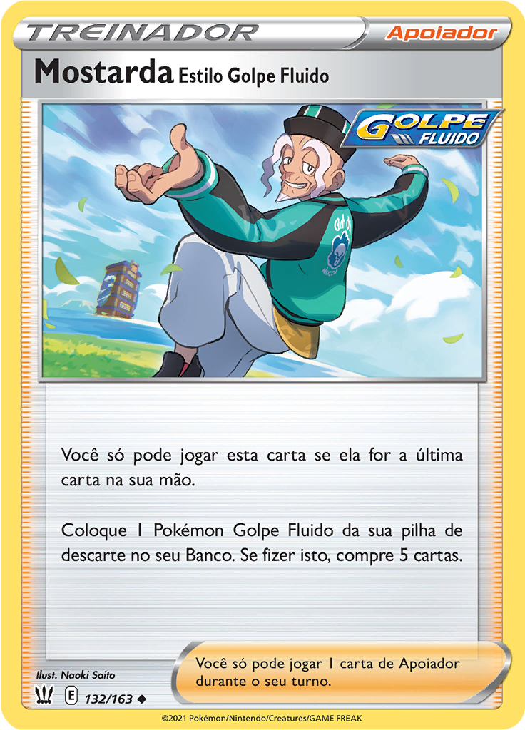 Mostarda Estilo Golpe Fluido (Reverse Holo)