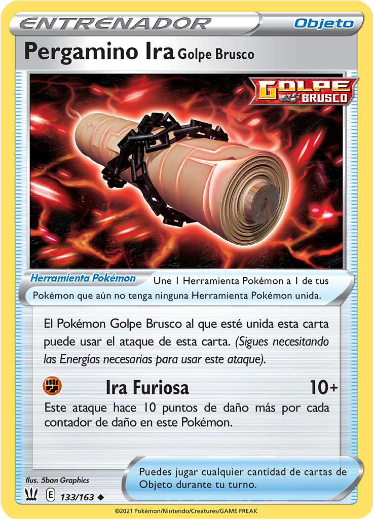 Pergamino Ira Golpe Brusco (Reverse Holo)