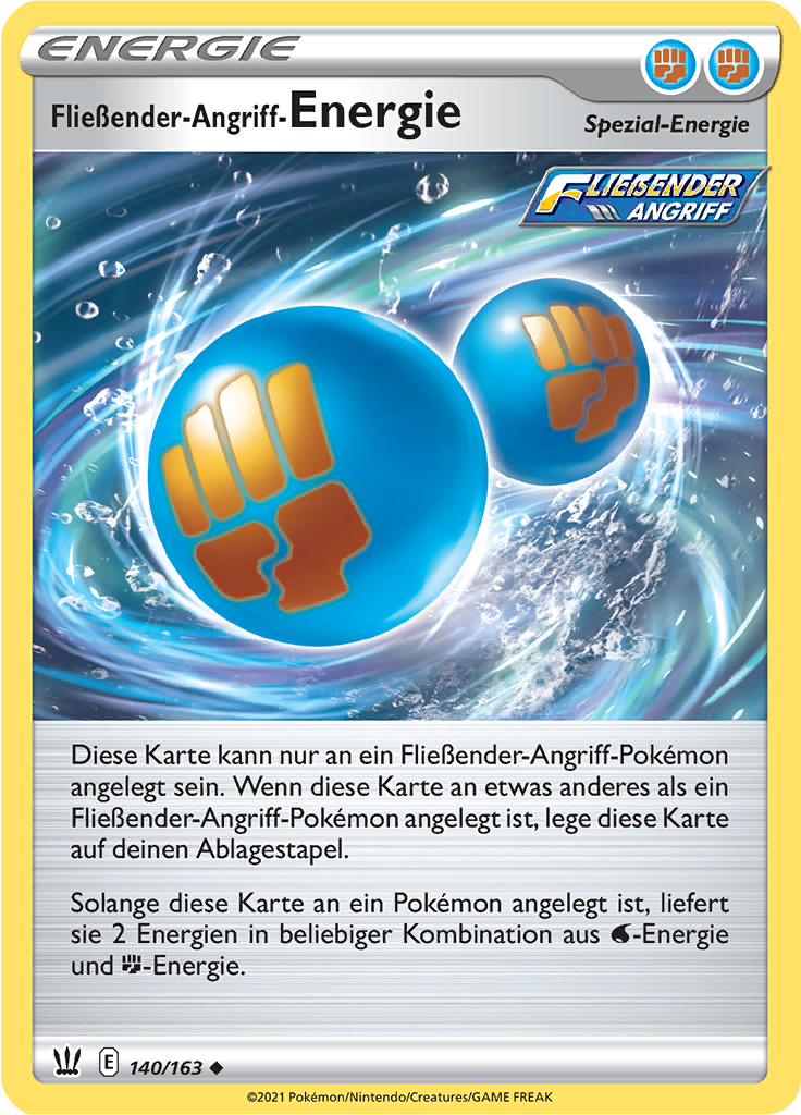 Fließender-Angriff-Energie (Reverse Holo)