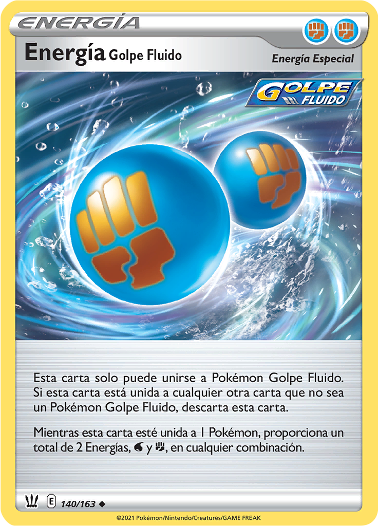 Energía Golpe Fluido (Reverse Holo)