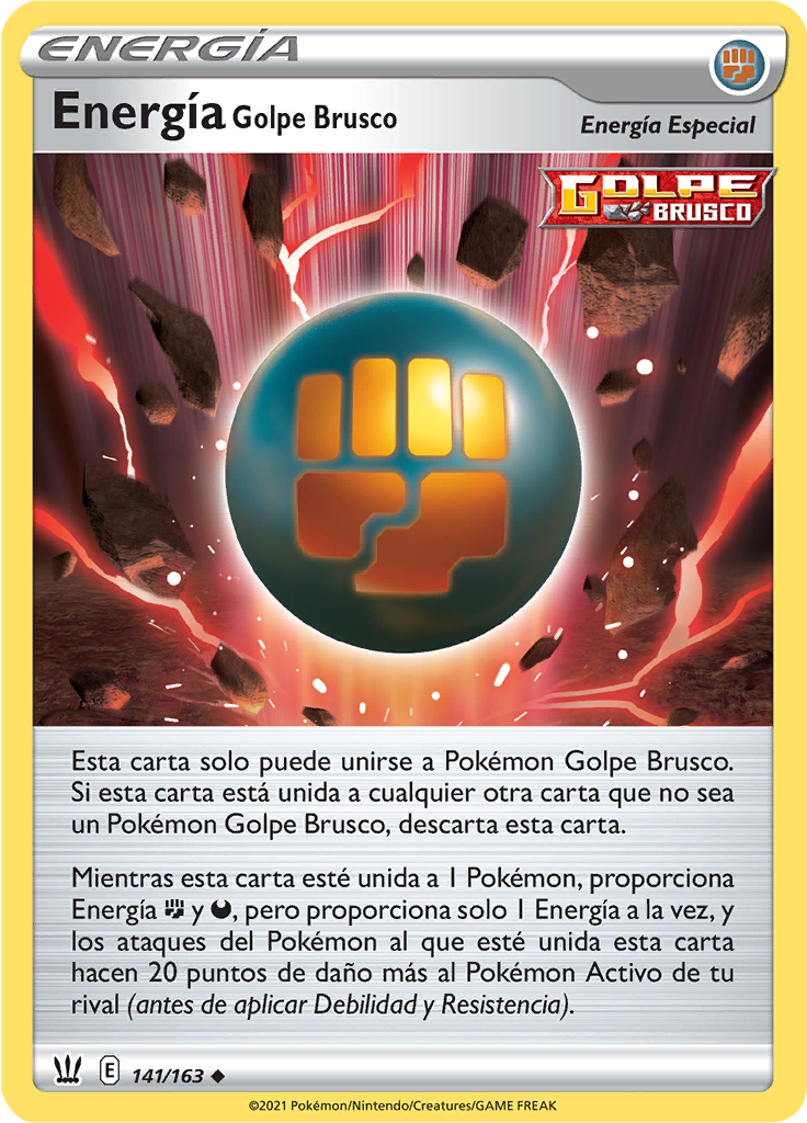 Energía Golpe Brusco (Reverse Holo)
