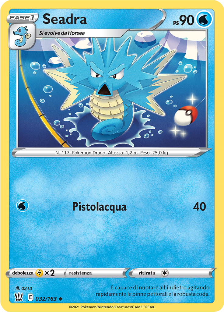 Seadra (Reverse Holo)