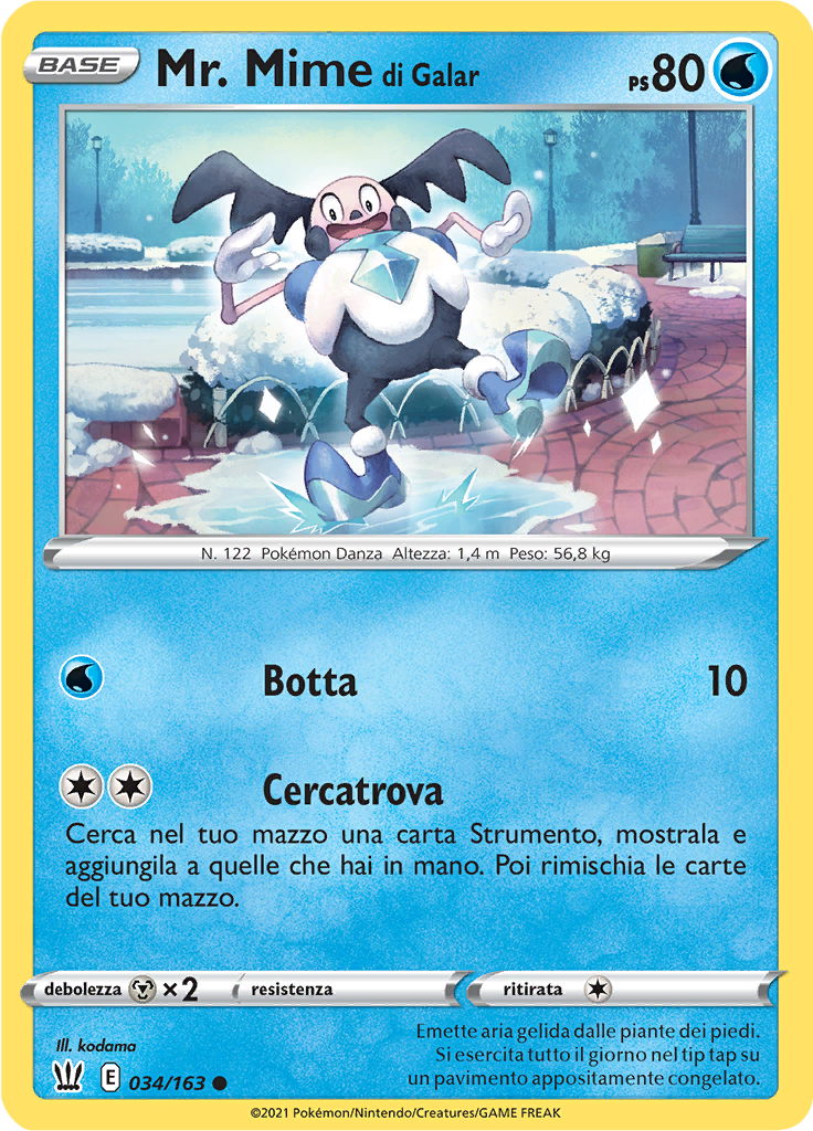 Mr. Mime di Galar (Reverse Holo)