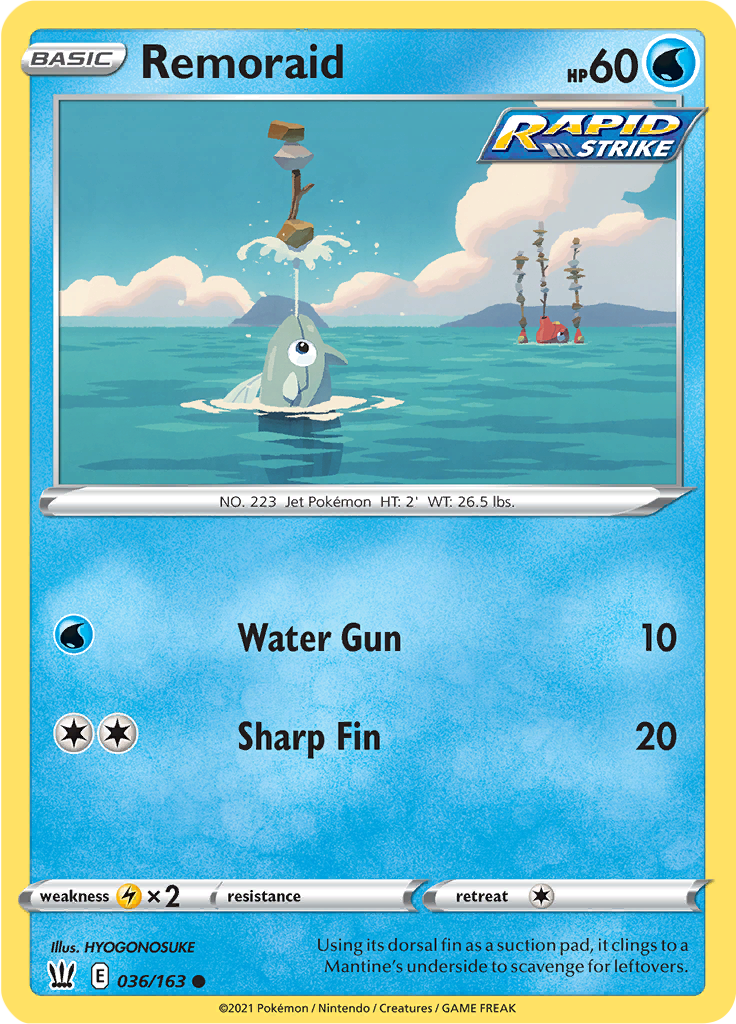 Remoraid (Reverse Holo)