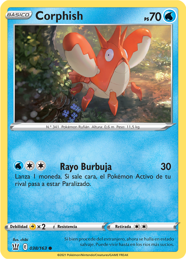 Corphish (Reverse Holo)