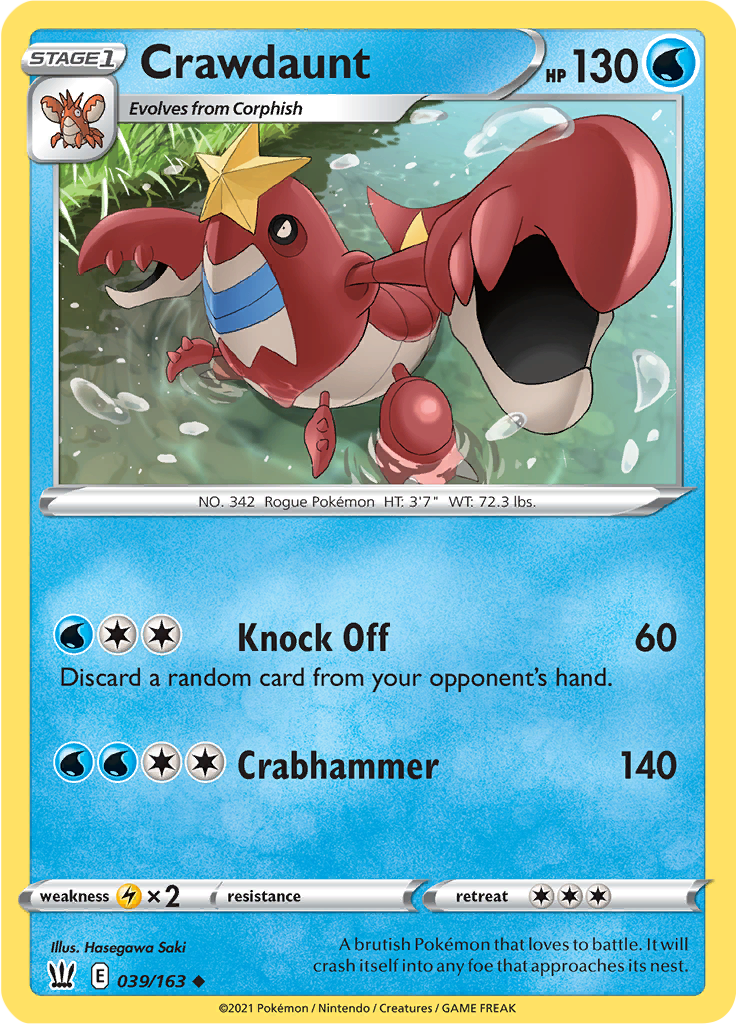 Crawdaunt (Reverse Holo)