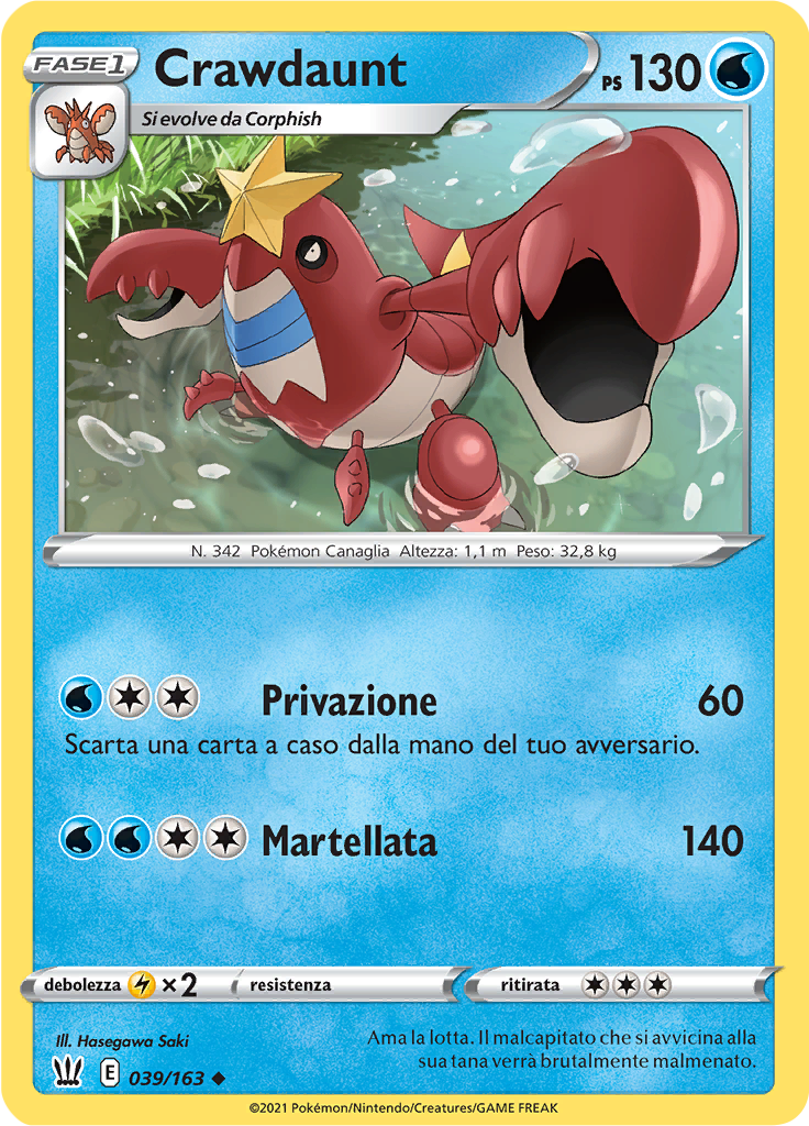Crawdaunt (Reverse Holo)