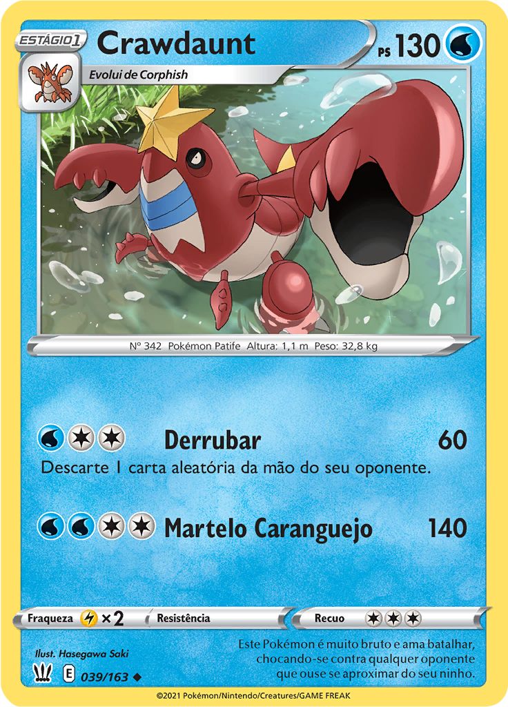 Crawdaunt (Reverse Holo)