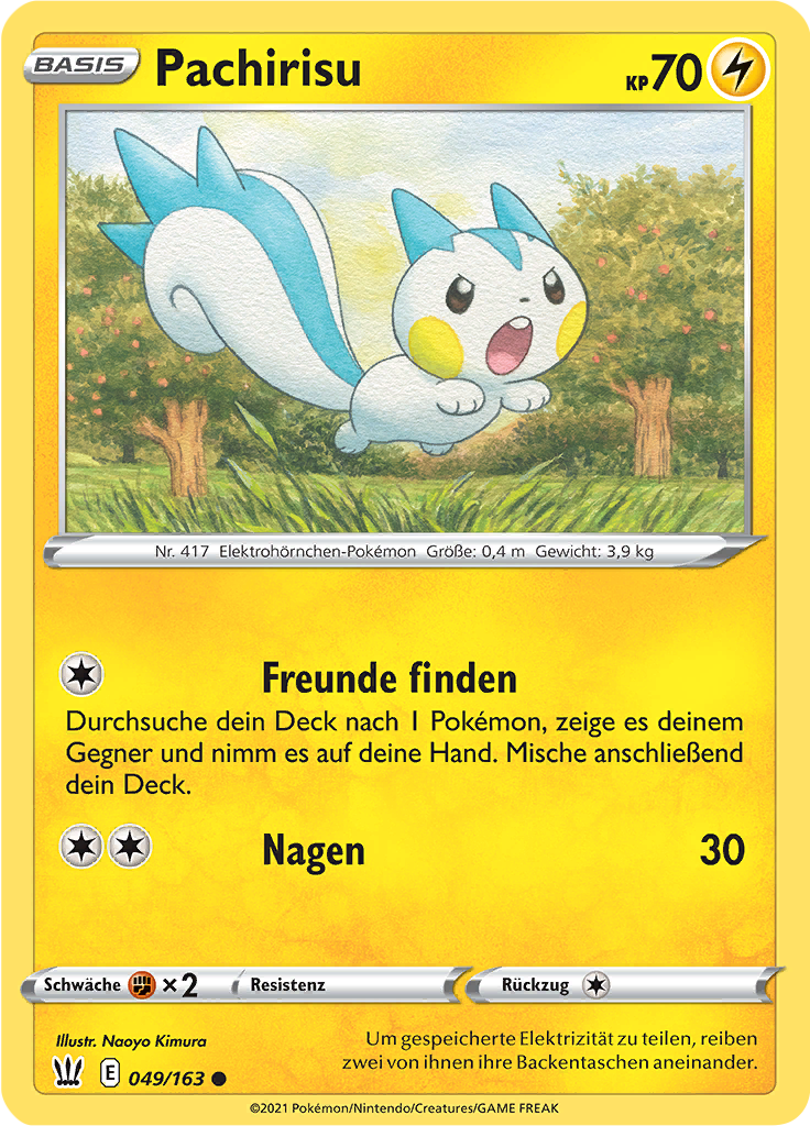 Pachirisu (Reverse Holo)