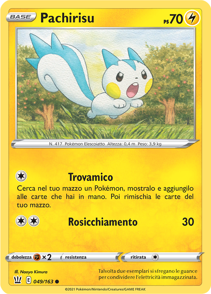 Pachirisu (Reverse Holo)