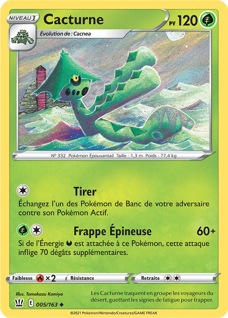 Cacturne (Reverse Holo)