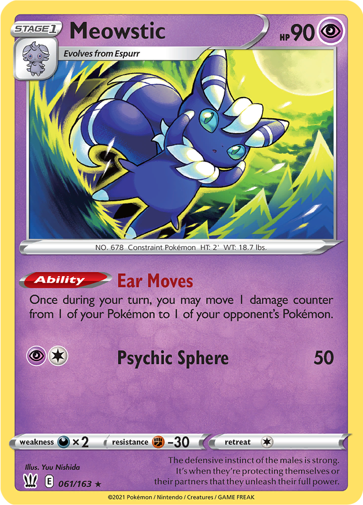 Meowstic (Reverse Holo)