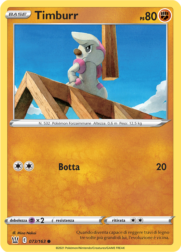 Timburr (Reverse Holo)