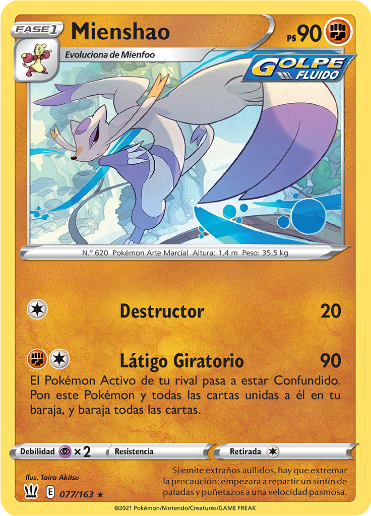 Mienshao (Reverse Holo)