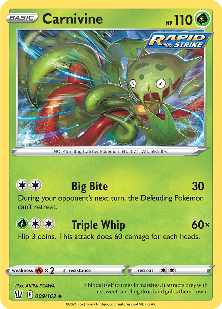Carnivine (Reverse Holo)