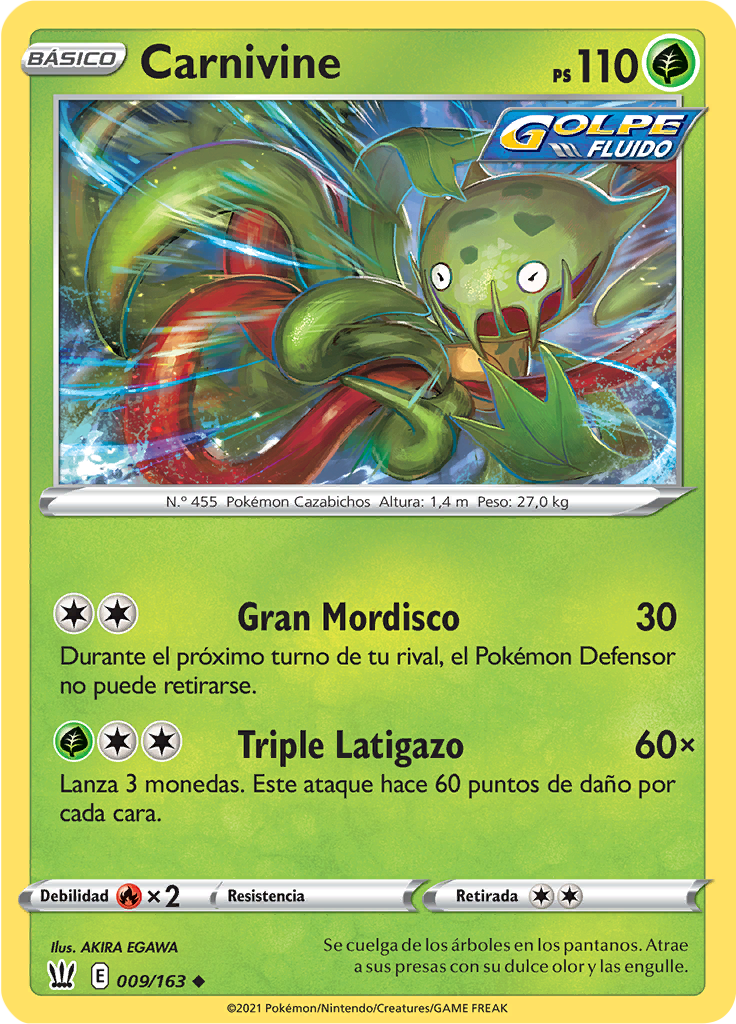 Carnivine (Reverse Holo)