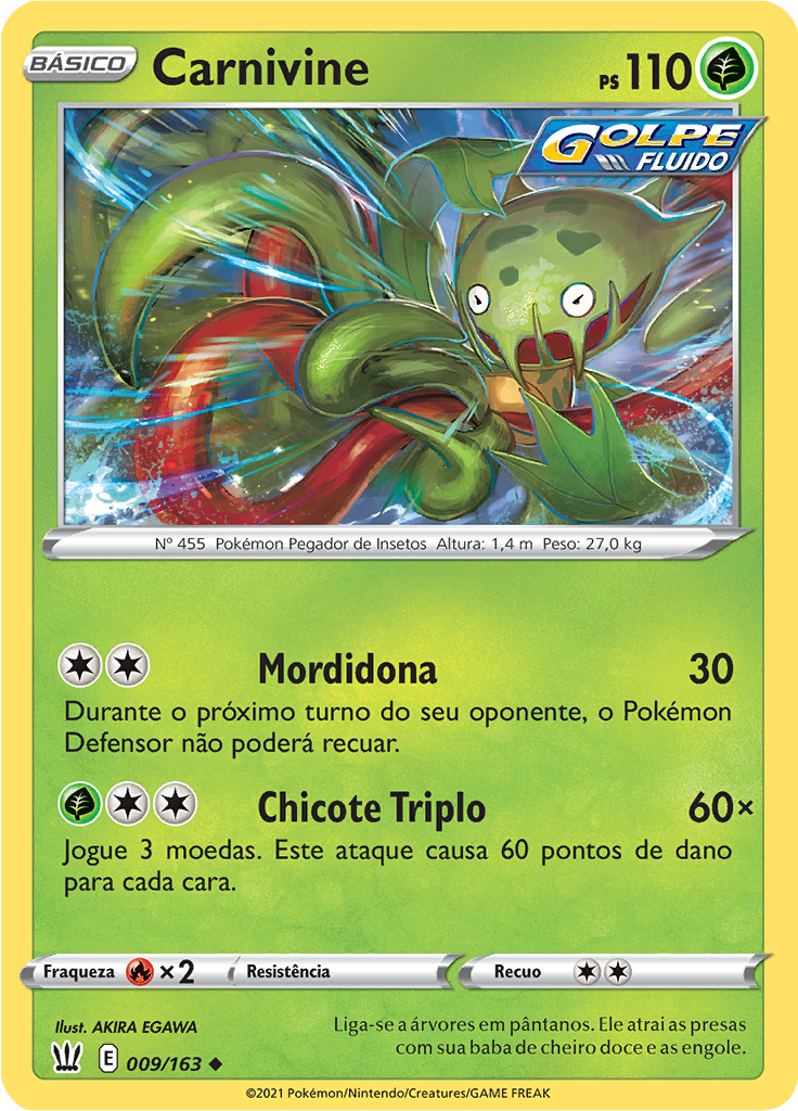 Carnivine (Reverse Holo)