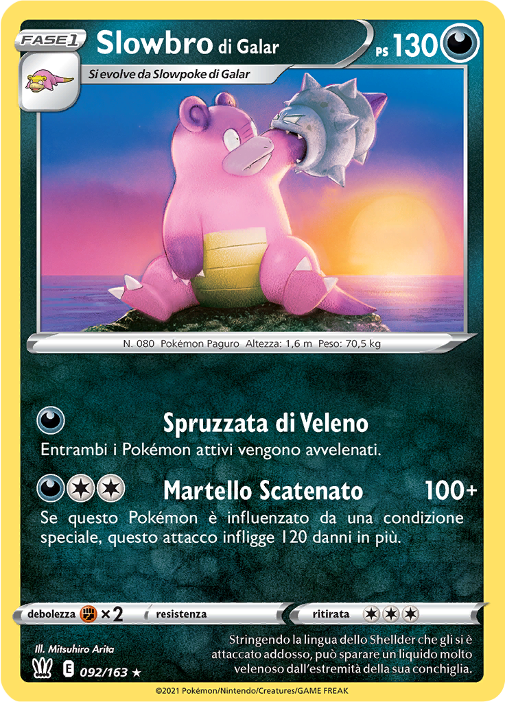 Slowbro di Galar (Reverse Holo)