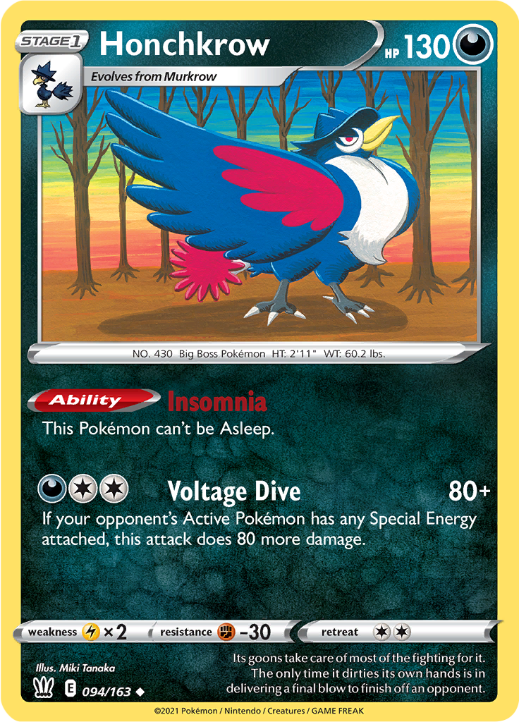 Honchkrow (Reverse Holo)