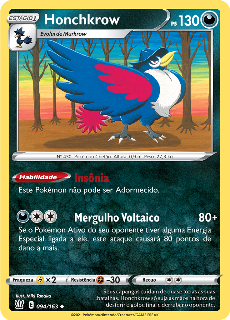 Honchkrow (Reverse Holo)