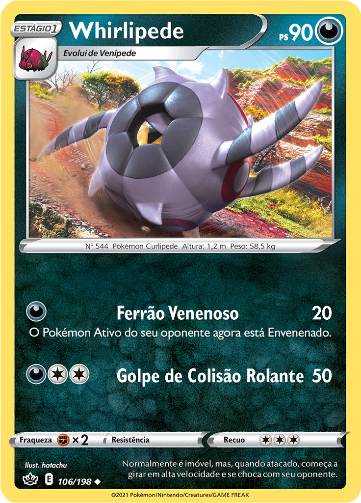 Whirlipede (Reverse Holo)