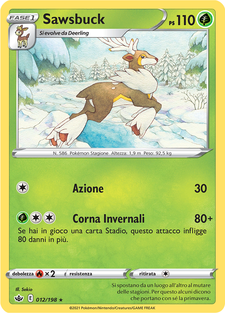 Sawsbuck (Reverse Holo)