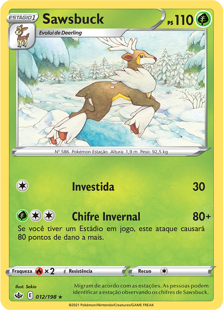 Sawsbuck (Reverse Holo)