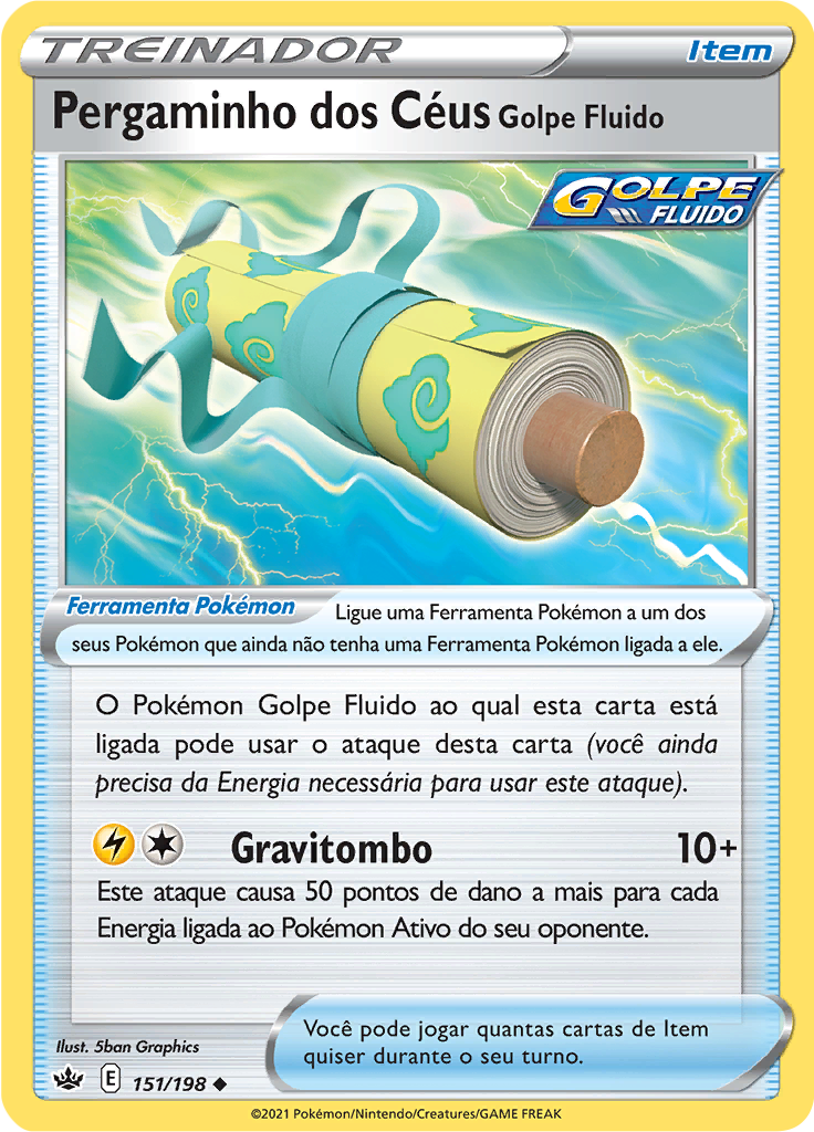 Pergaminho dos Céus Golpe Fluido (Reverse Holo)