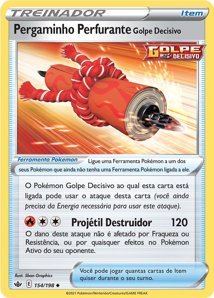Pergaminho Perfurante Golpe Decisivo (Reverse Holo)
