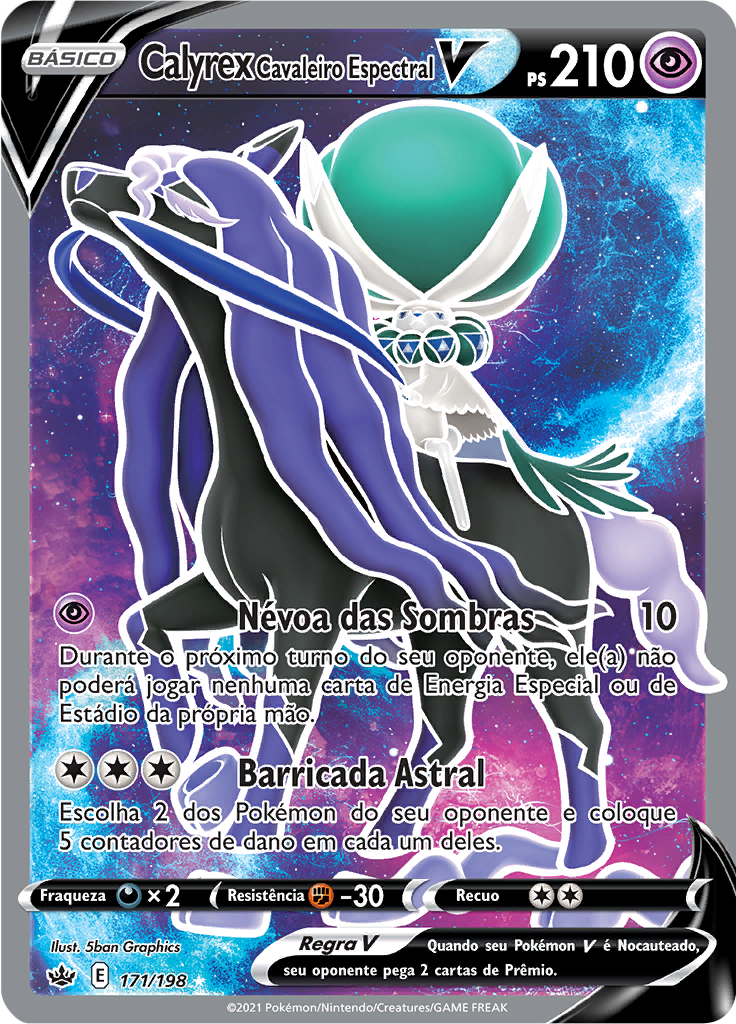 Calyrex Cavaleiro Espectral V