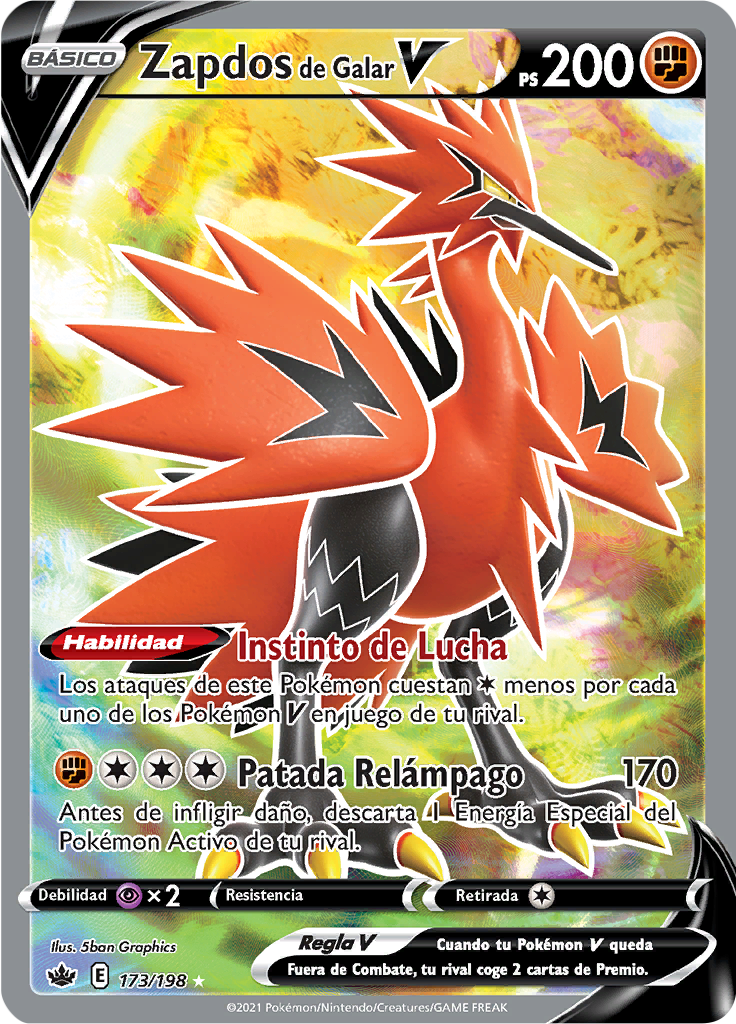 Zapdos de Galar V