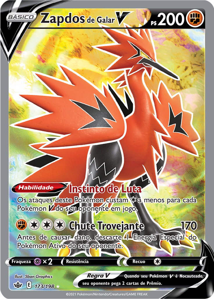 Zapdos de Galar V