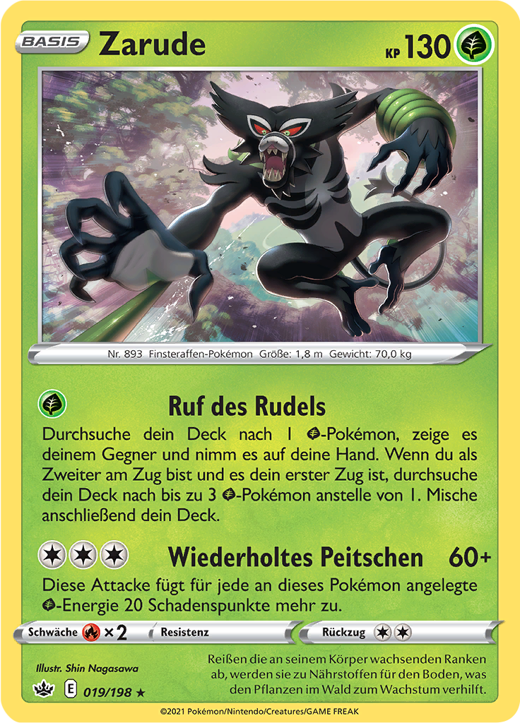 Zarude (Reverse Holo)